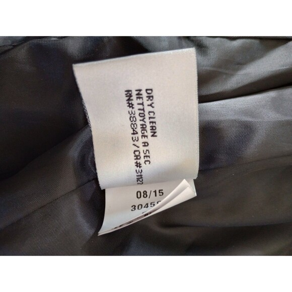 Larry Levine Wool Blend Coat Snap Closure Pockets Size 12 Petite - Picture 8 of 11